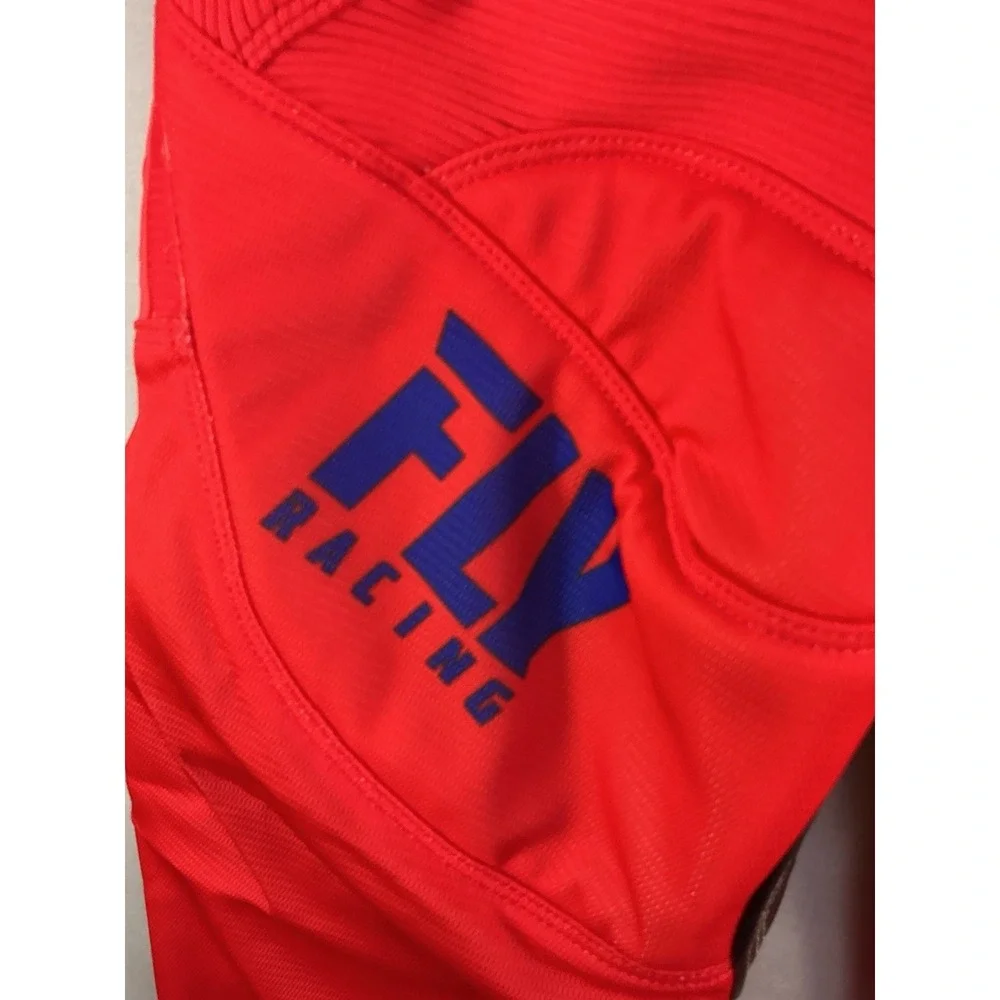 Fly Racing Kinetic Mesh Motocross Pants Men's 32 Red Blue MX Off-Road NWT
